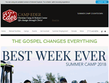 Tablet Screenshot of campeder.org